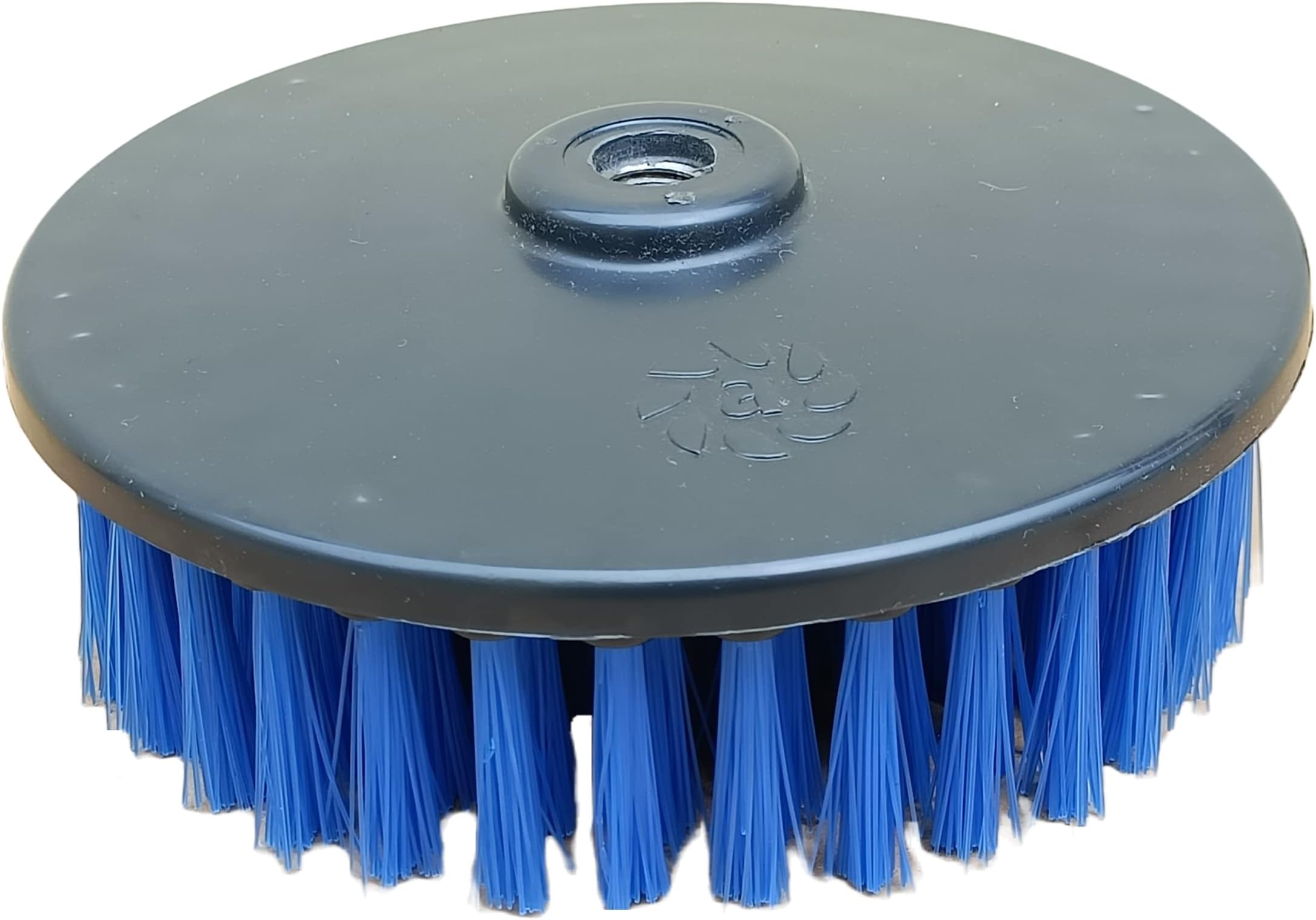 Cleaning Disc Pad for Polisher, Angle Grinder, Buffer with M14 (Brush 6.5 Inches Blue-Medium Hard)