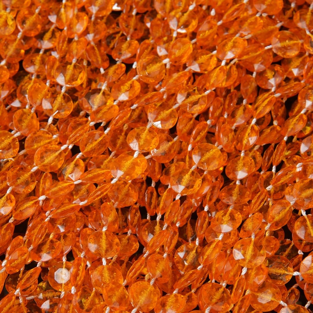 YaoYue Crystal Beaded Curtain Door Curtains Room Divider Hanging Diamond Acrylic Beads for Doorway Hippie Closet Bedroom Wall Window Backdrop Decor (35.5×79in/90×200cm, Crystal)