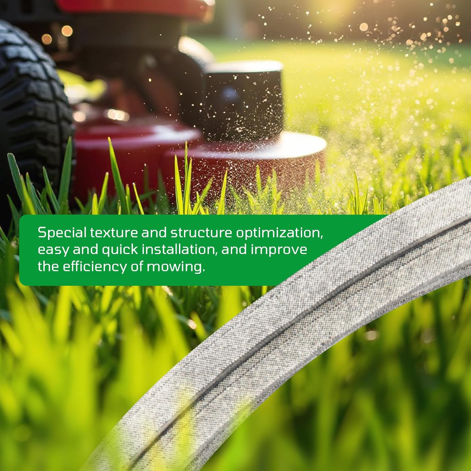 5/8 x 167 Inch Lawn Mower Deck Belt for John Deere TCU26295 Z910A Z920A Z925A ZTrak Pro Series with 54" Deck, TCU29453 Z710A, Z910A, Z920A Z925A with 54" Deck, for Spartan 461-0002-00/ Aramid Cord