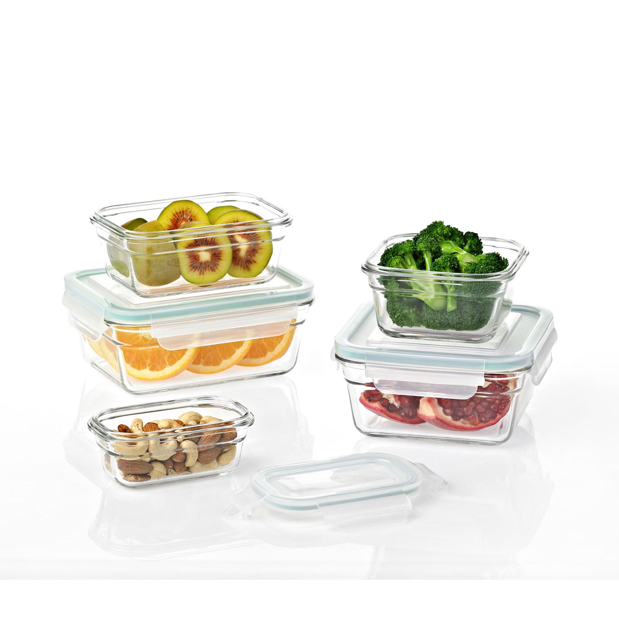 Amazon｜Glasslock 強化ガラス 食品保存セット 華氏450度までの