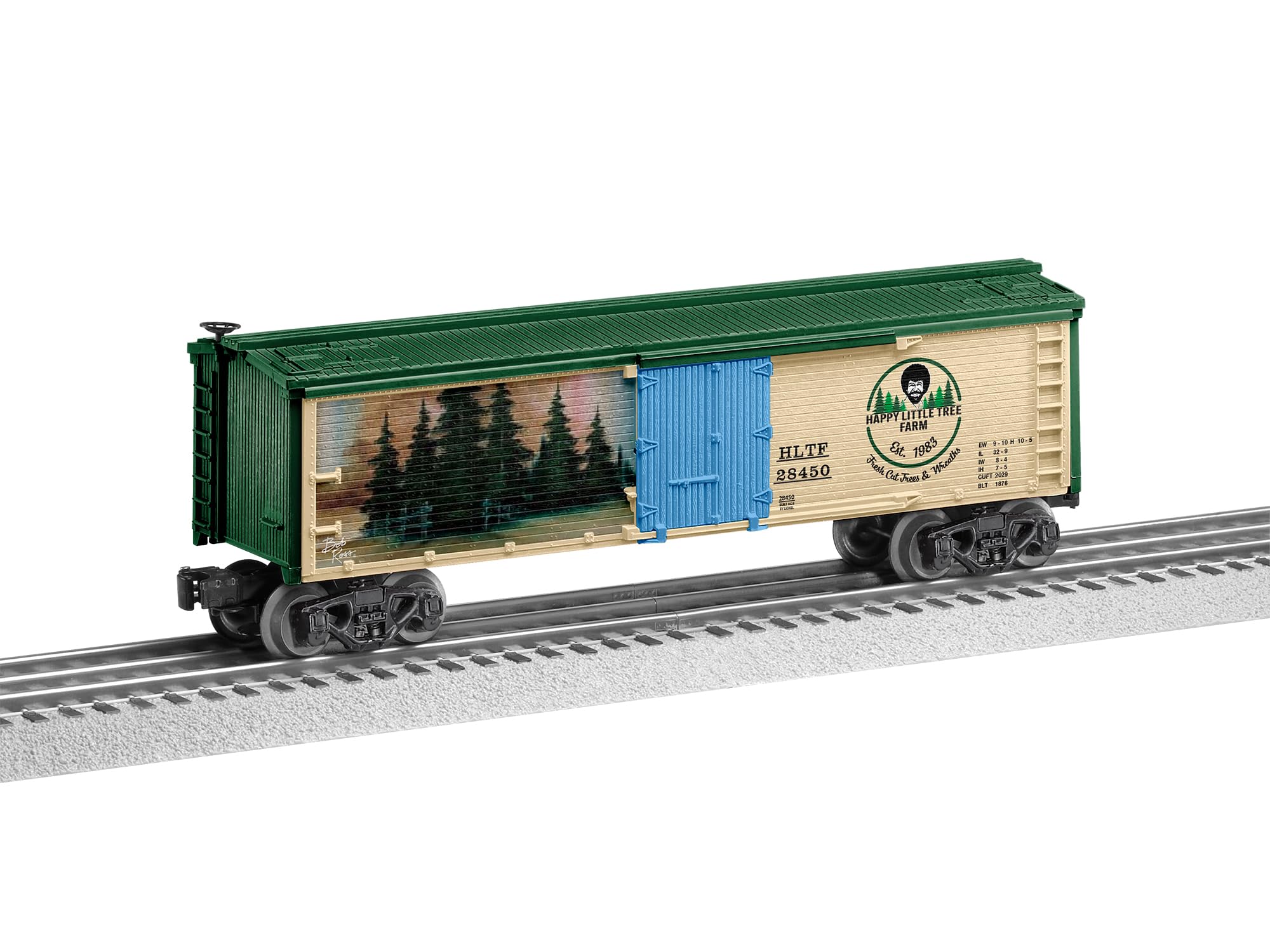 Amazon.com: Lionel Bob Ross Happy Little Tree Farm O Gauge Model