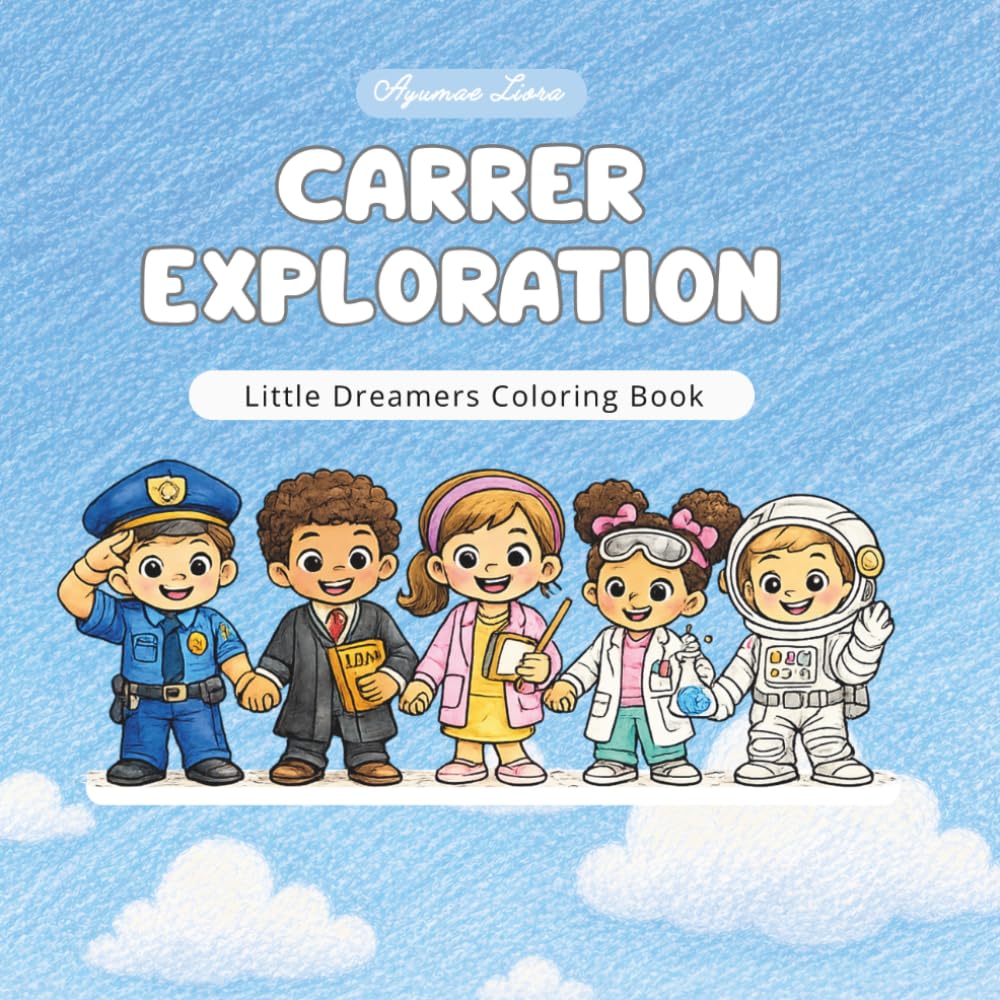 Career Exploration Coloring Book for Kids Ages 4–10: Little Dreamers Learn About Jobs & Future Careers