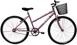 Bicicleta Aro 26 Feminina Mono Saidx Sem Marcha Com Cesta