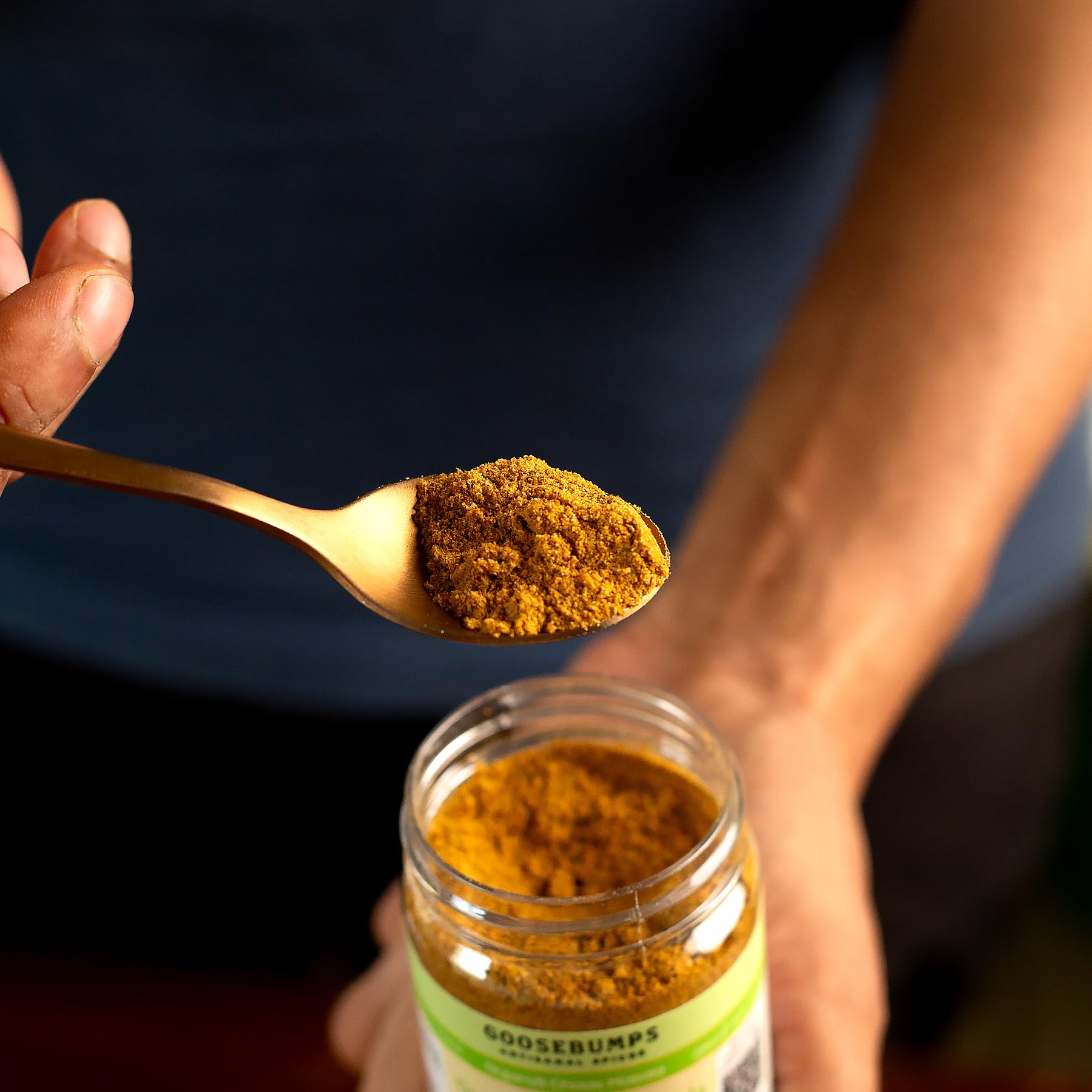 Goosebumps Spicy Chaas Masala | Buttermilk Masala | Ready To Sprinkle | 100% Natural Ingredients | No Artificial Colour & Flavour Added | 120 GMS - Image 3 thumbnail
