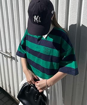 【即完売モデル】ケボズ☆ワンポイント刺繍ロゴ入り太ボーダーラガーシャツ入手困難 Amazon | [ウィゴー] ワンポイント 刺繍 ラガーシャツ 服 半袖