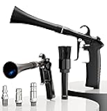 ESOW Car Cleaning Gun Detailing Dryer Air Compressor Blow Gun, Essential Car Detailing Kit and Supplies, High Pressure Air Blaster, Car Detailing Tools for Quick and Effective Dirt Removal, Black