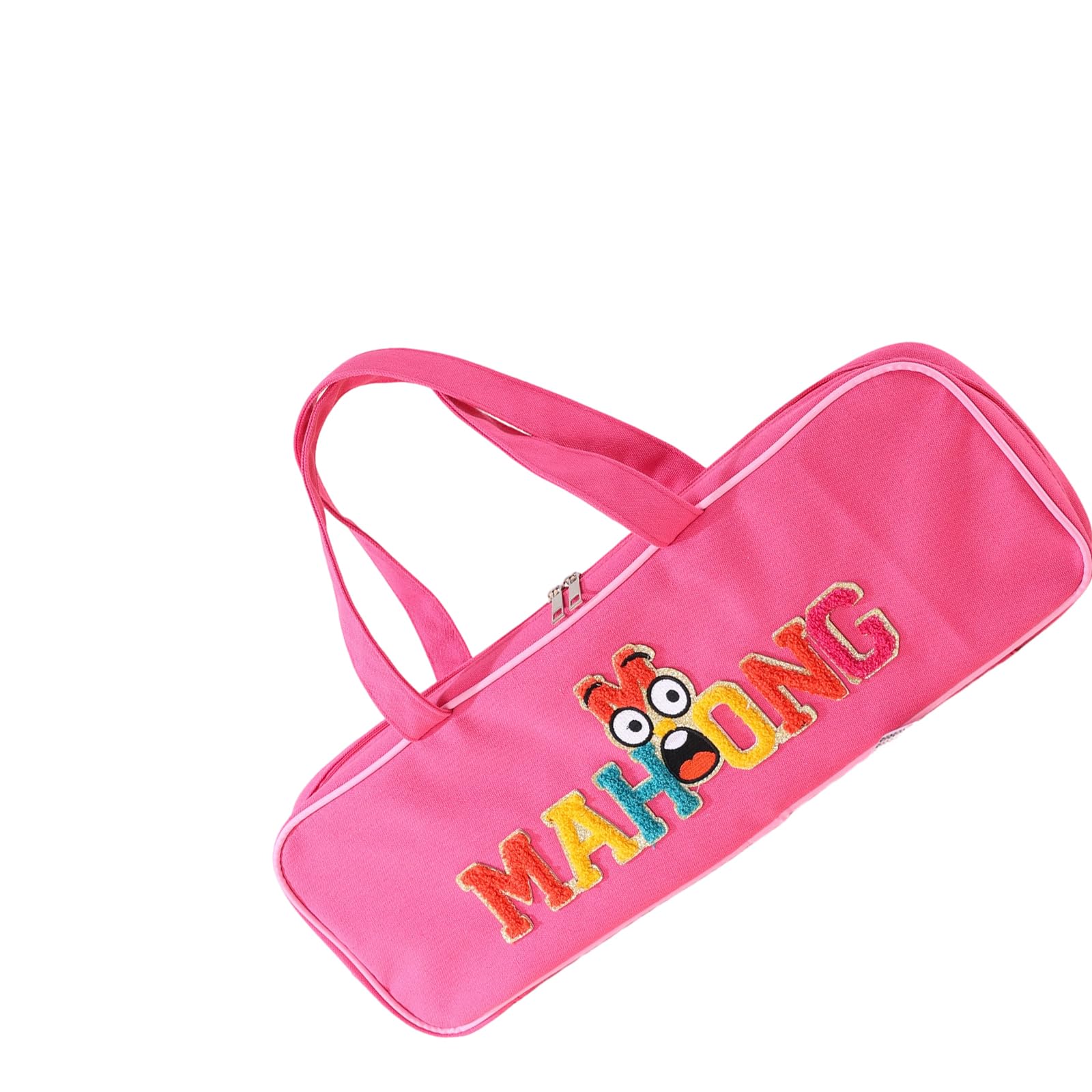 hogtnd Sturdy Canvas Handbag for Storing a Complete Mahjong Set and Other Household Items