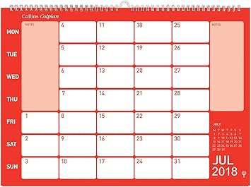 Collins Colplan 18 Monthly Memo Calendar Amazon Co Uk