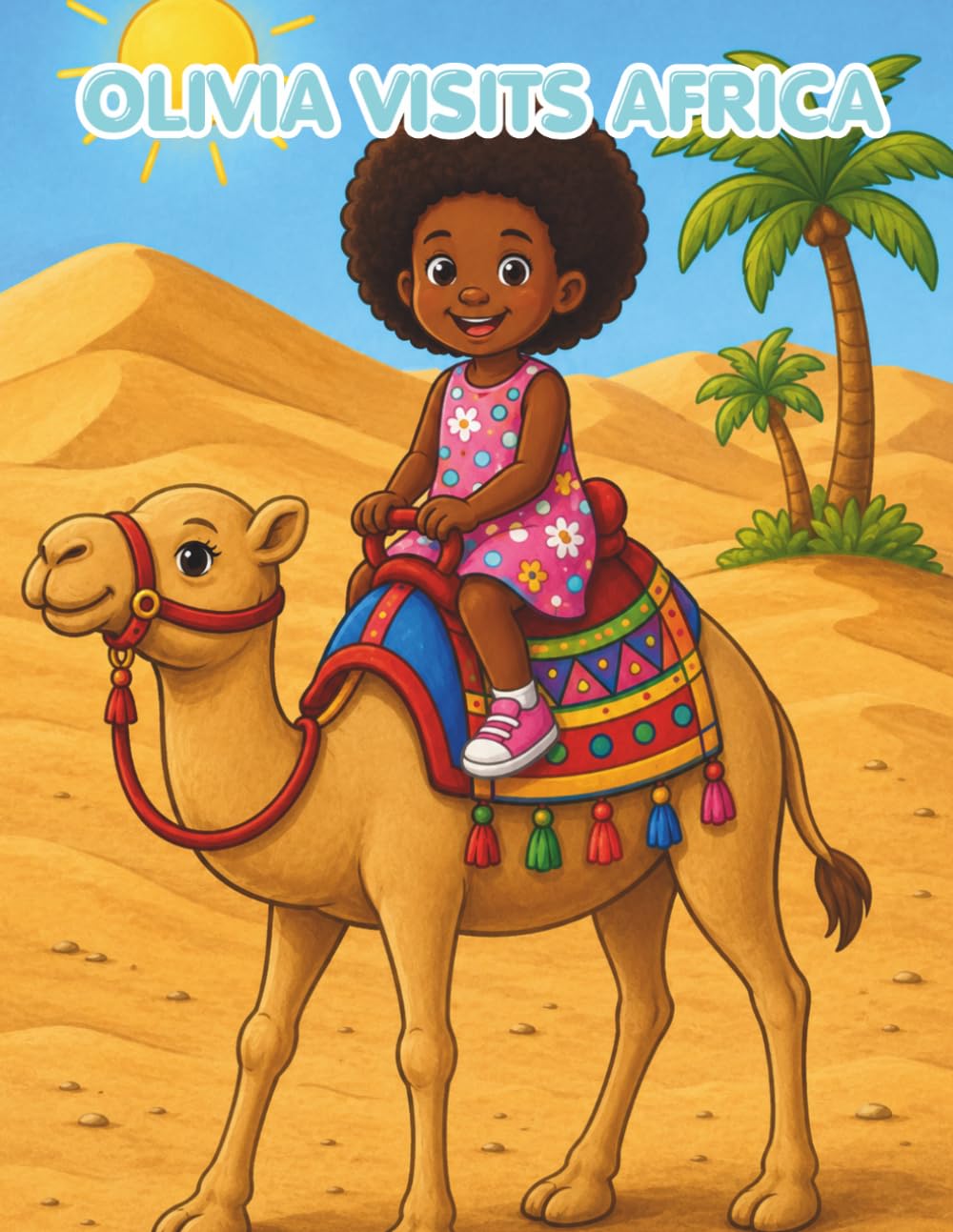 Olivia Visits Africa: A Fun African American Coloring Book for Black Children Ages 4–10 (Olivia and Friends)