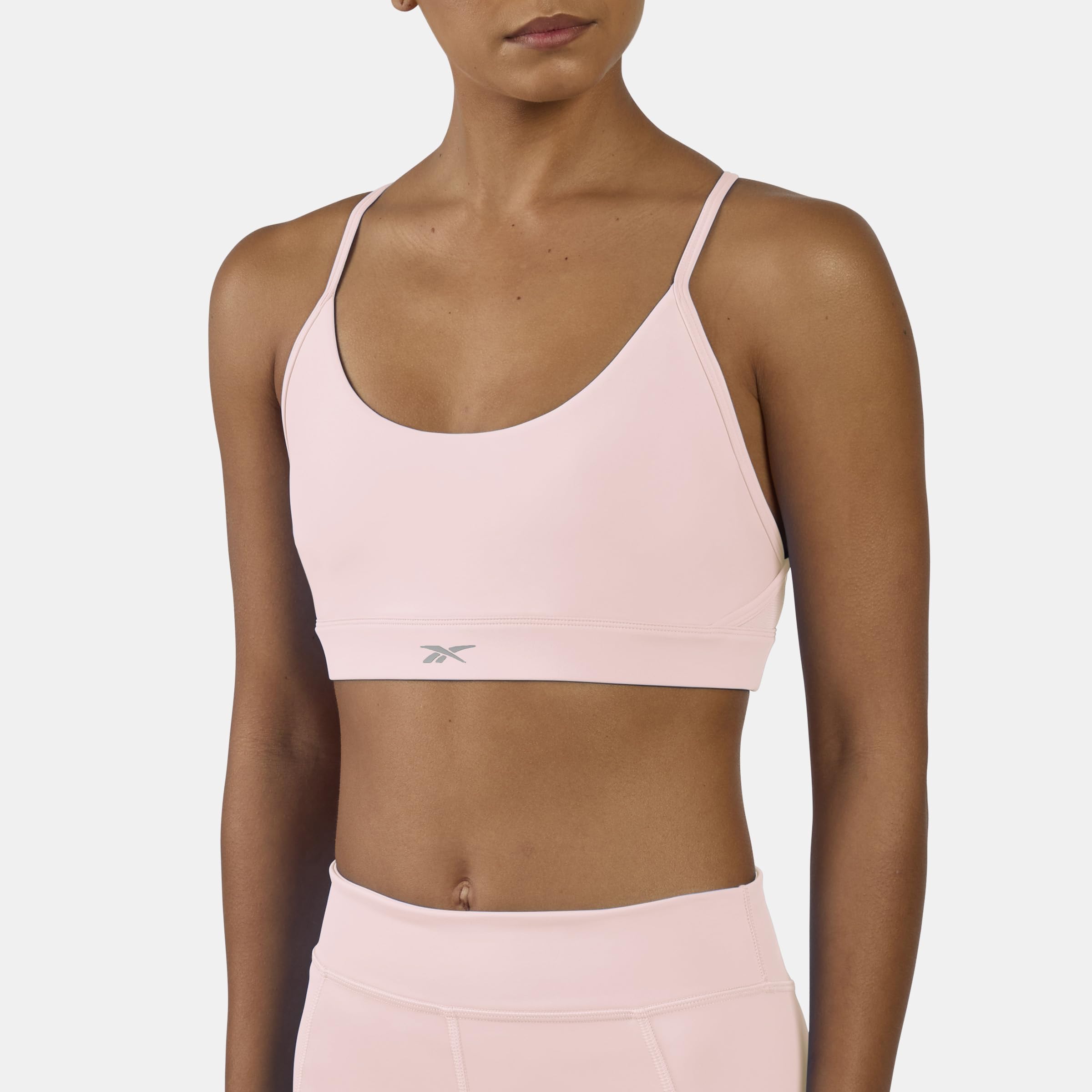 Reebok Lux Strappy Sports Bra Blue