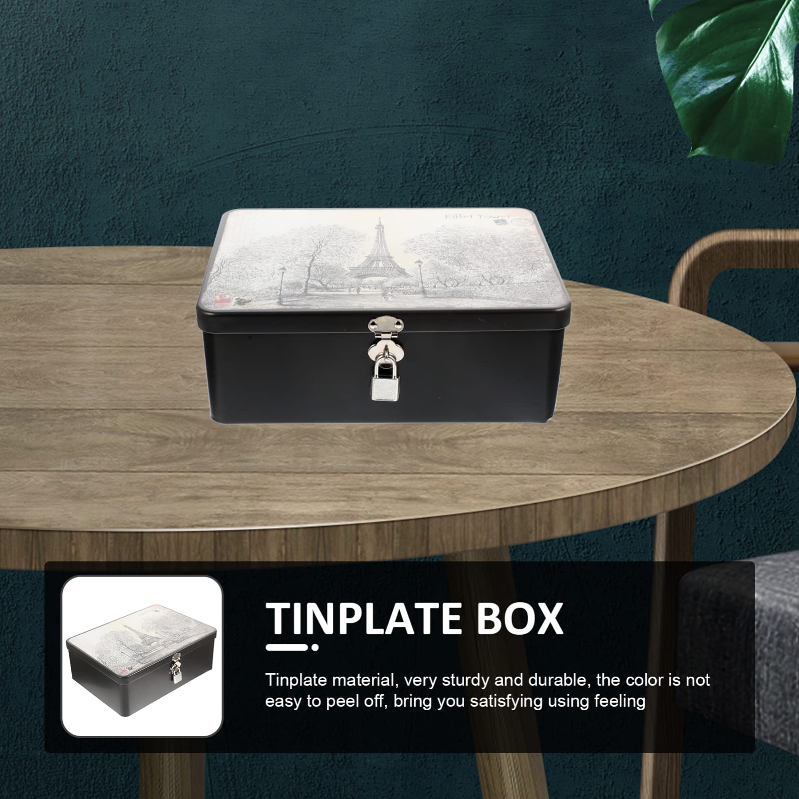 Boite Metallique Argentée Avec Couvercle, Lot De 8 Boîtes Rectangulaires Vides En Métal Argenté