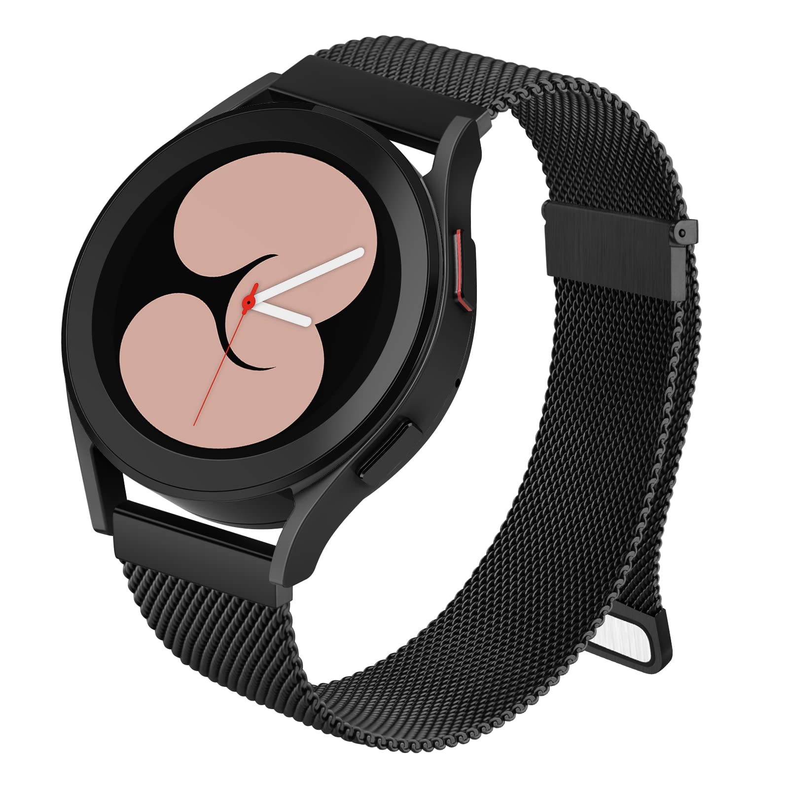 Metal Band Compatible With Samsung Galaxy Watch 6 40mm 44mm, Classic 43mm 47mm, 20mm Stainless Steel Replacement Strap for Women Men