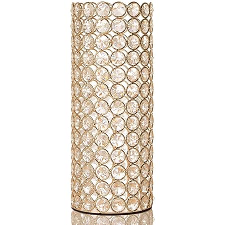 VINCIGANT Acryl Kerzenhalter 5-armig - 116cm Hoher Bodenkerzenständer Transparent