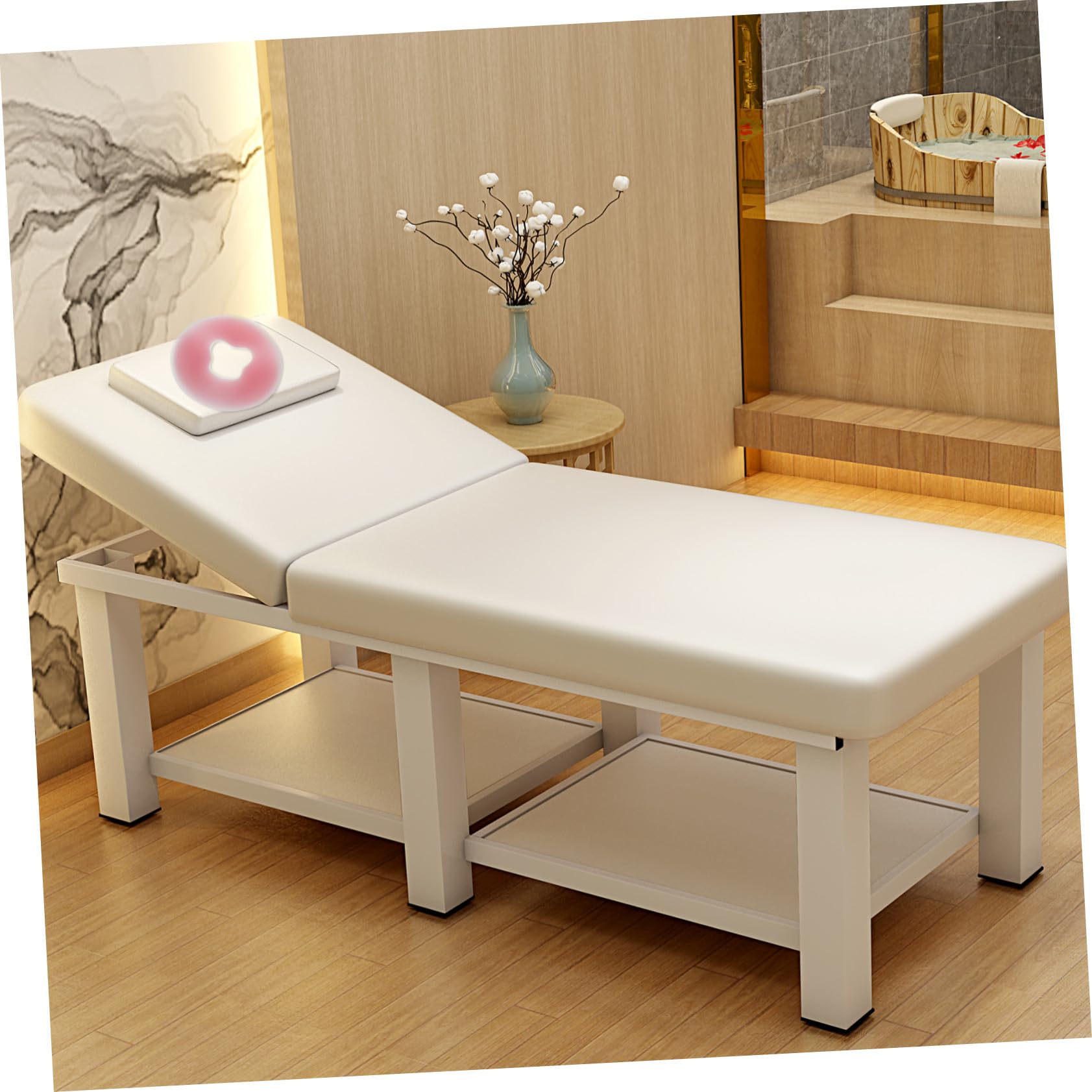 Homoyoyo Cuscino da Massaggio in Silicone per Viso e Corpo Supporto Ergonomico, Posizione Rilassante, per Spa e Saloni di Bellezza