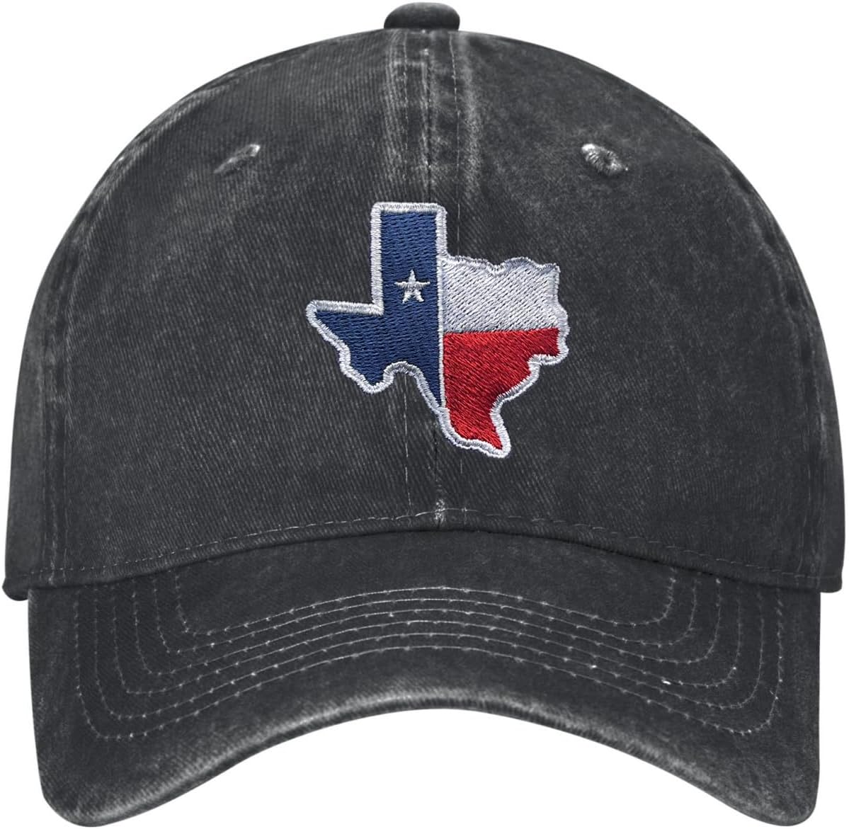 Texas Hats for Men Women Embroidered Baseball Cap Adjustable Washed Baseball Hat