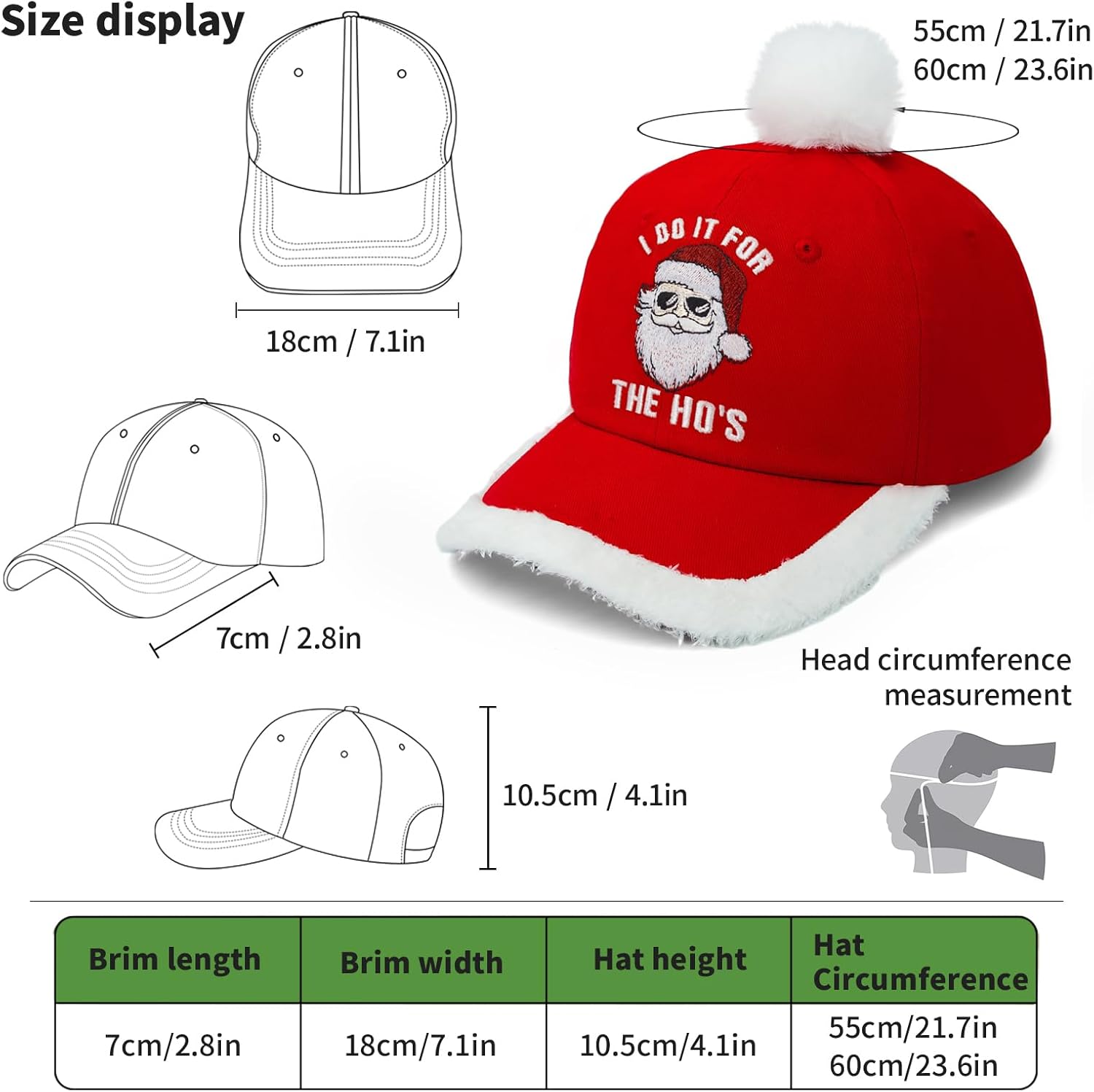 Gifts for Men Dad, Cotton Baseball Cap for Dad Christmas Fathers Day Birthday - Image 4