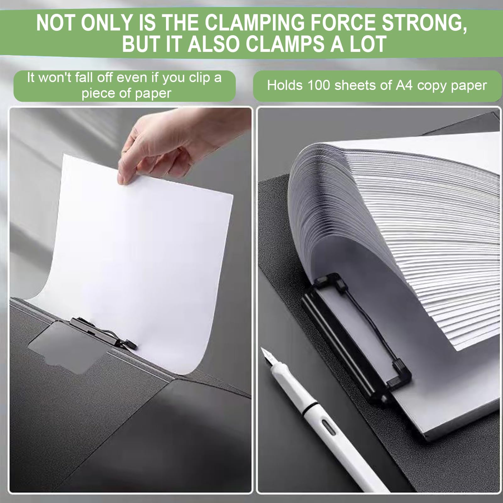 Folder Clipboard BSTMOME A4 Binder Punchless With Spring Action Clamp ...