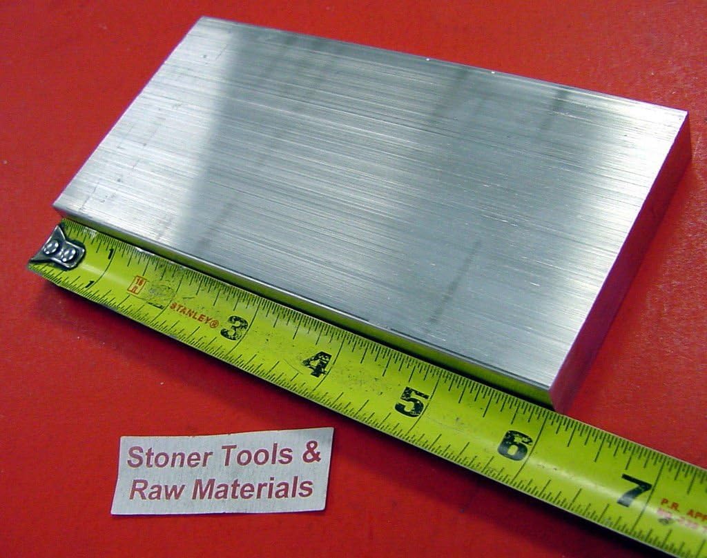 5/8" X 3" Aluminum 6061 Solid Flat BAR 6" Long Plate Mill Stock .625" x 3.000"