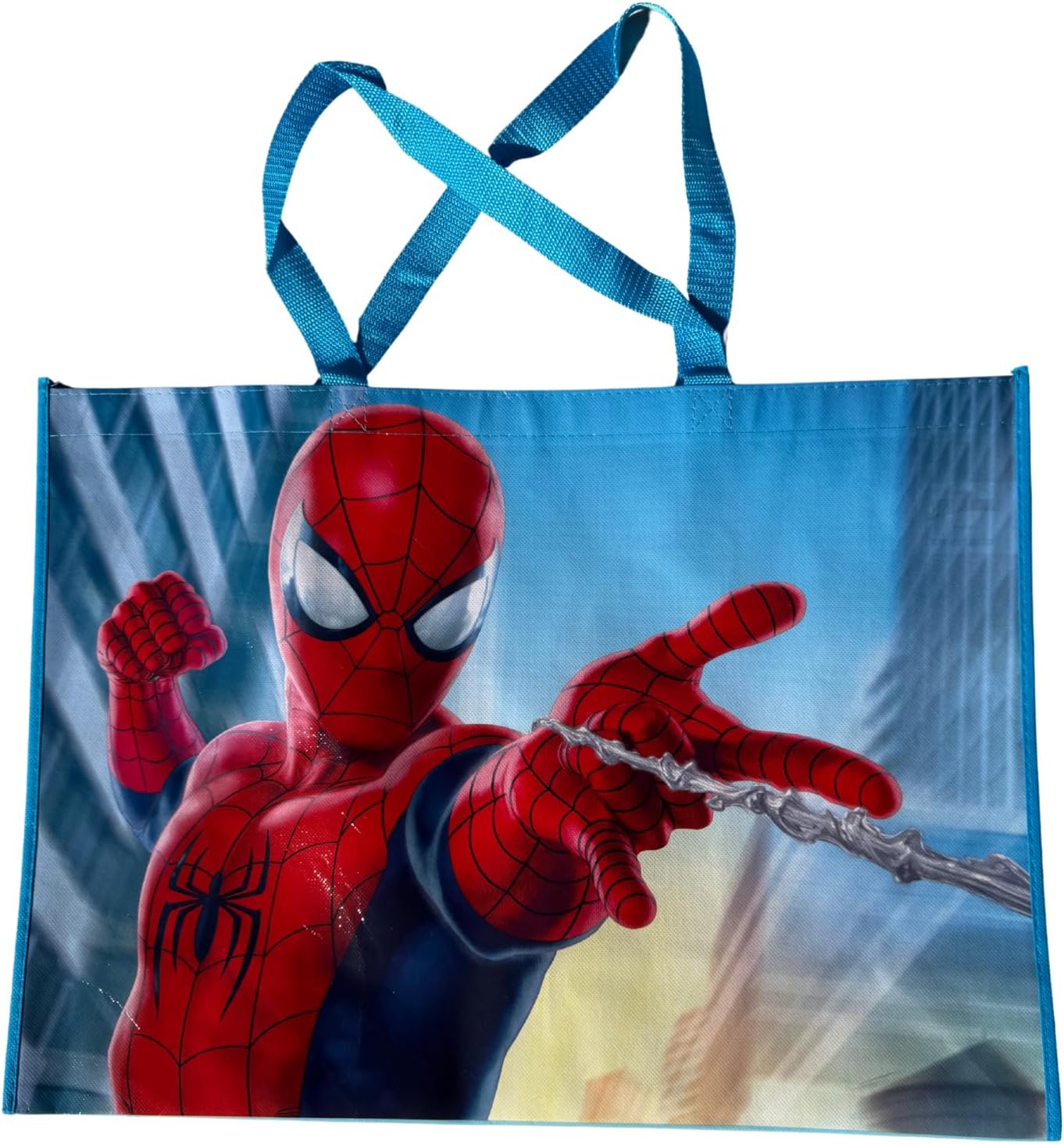 Legacy Licensing Partners Marvel's Spiderman Comics Collectable Giant Extra Large 26" inch Reusable Tote Bag