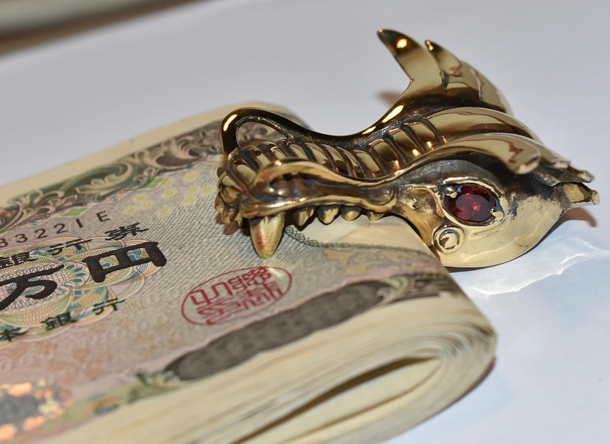 マネークリップ　ガーネットクリップ　FACE/OFF ドラゴン Amazon | [株式会社ジェイアールエス] マネークリップ ガーネット付