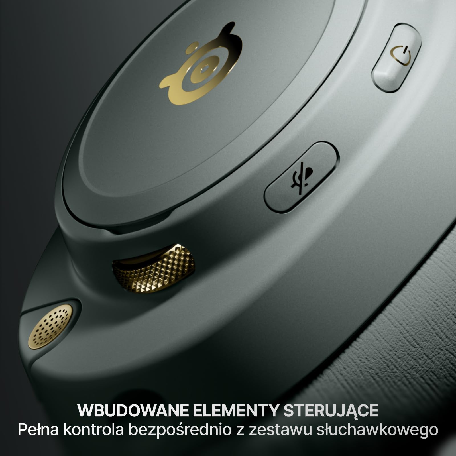 SteelSeries Arctis Nova Elite – Bezp. zestaw słuch. Hi-Res - 96 kHz/24 bitów - Głośniki z wł. węgl. - ANC - Red. szumów SI - Aplik. - 2,4 GHz + BT - Miks wielu źródeł - OmniPlay PC+PlayStation+Xbox