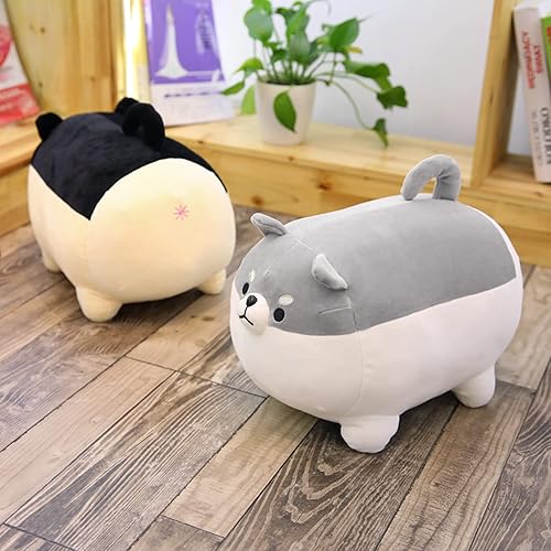 Miniatura 8 de Shiba Inu - Cojín de peluche, perro Corgi y Akita, animales de peluche para niños y niñas, se puede usar como asiento en sofá y camá