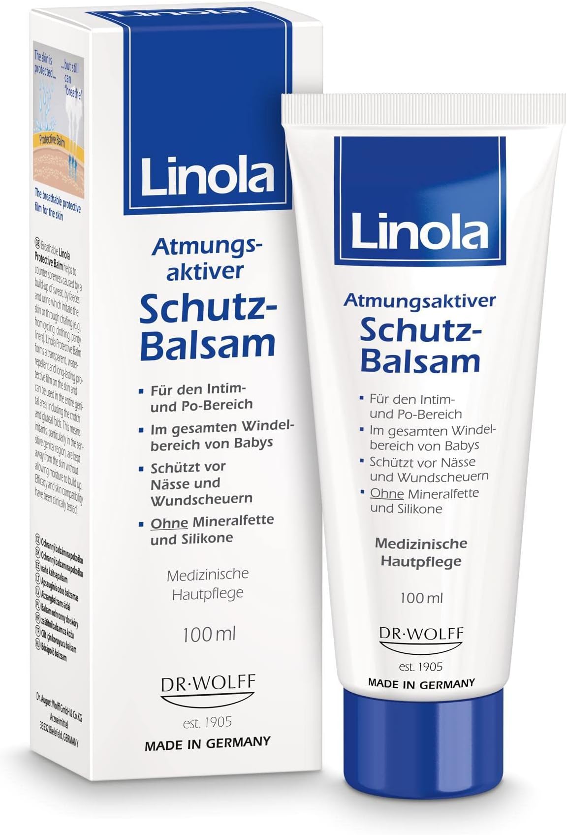 Linola Protects and Soothes Skin Cream, 100 ml