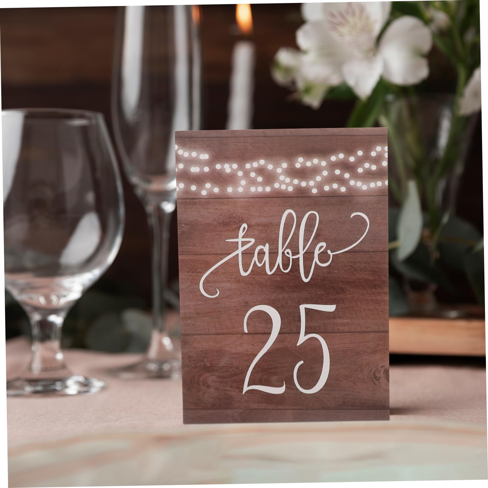 ULTECHNOVO 25 Pezzi da per Matrimonio e Feste Segnaposto per Compleanni e con e