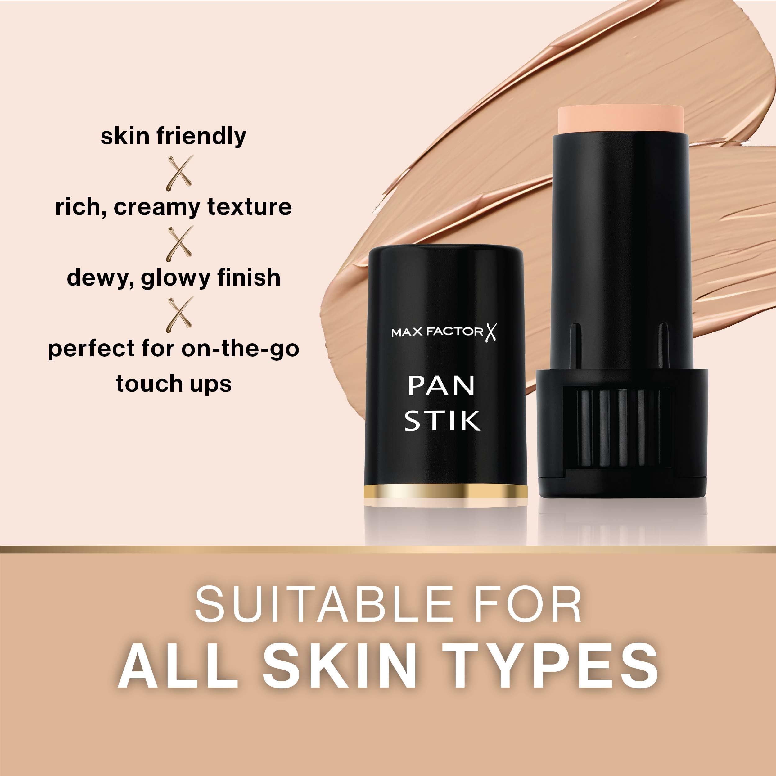 Max Factor Pan Stik Foundation, 12 True Beige, 9 G