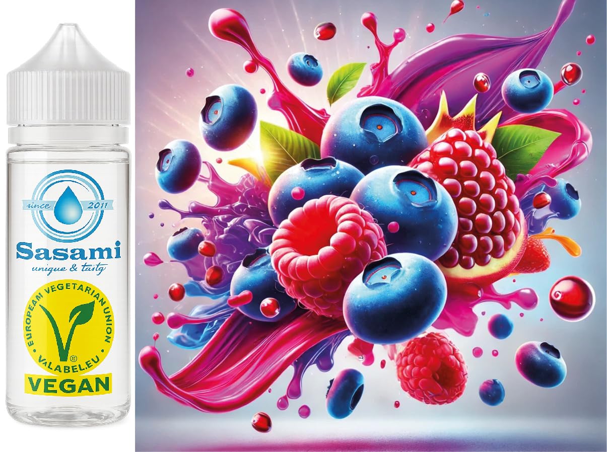 borówka malina Aromat Koncentrat - wegański - Sasami - 100ml