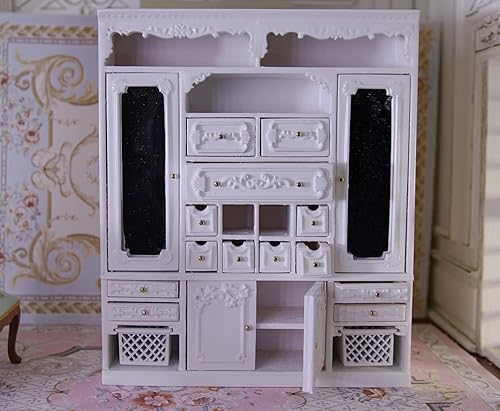 Miniatura 2 de 1:12 Escala Miniatura Casa de Muñecas Combinación Librería Estudio Sala de Almacenamiento