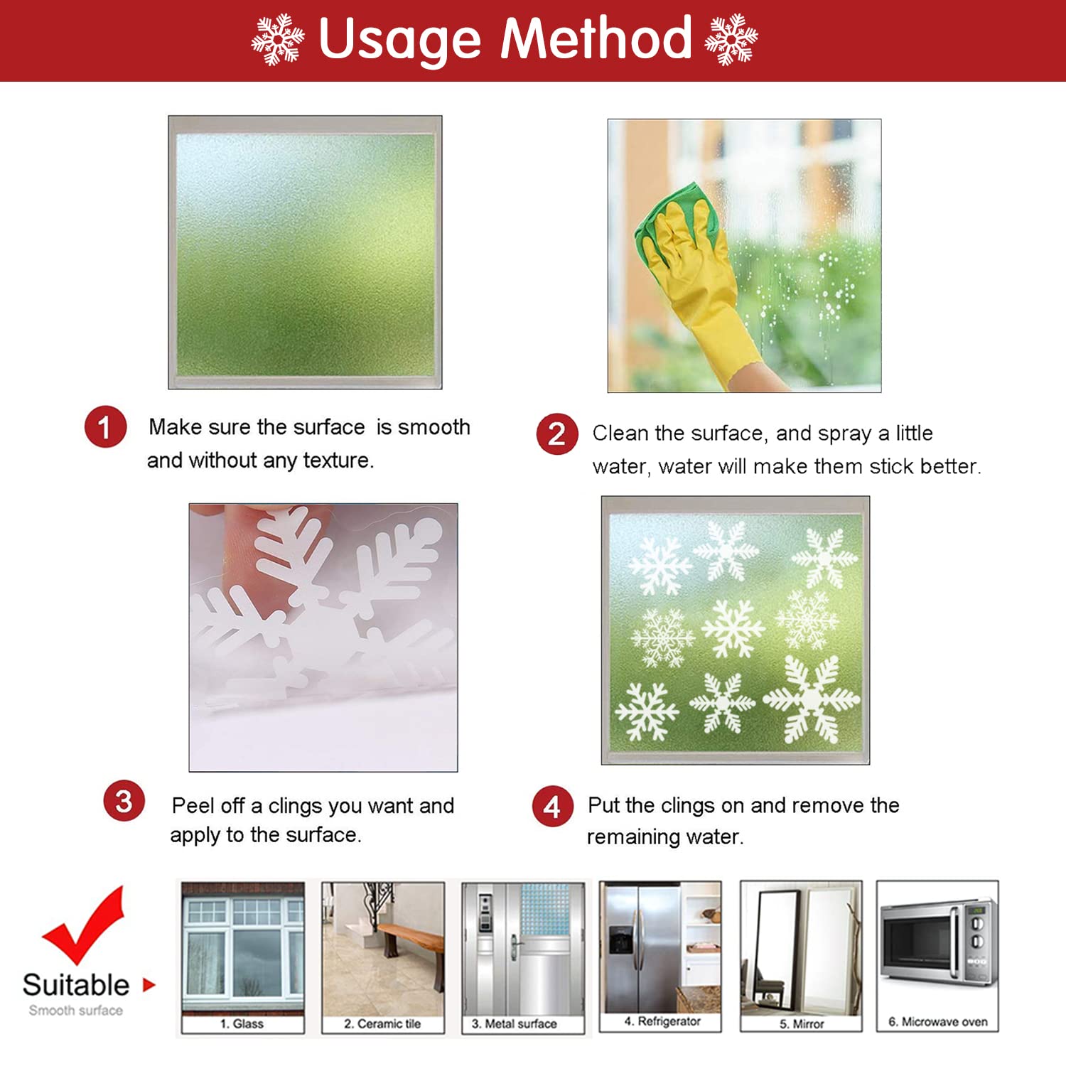 Butterfly Window Clings, Set Di 4 Farfalle Effetto Vetro Colorato - Foto 5