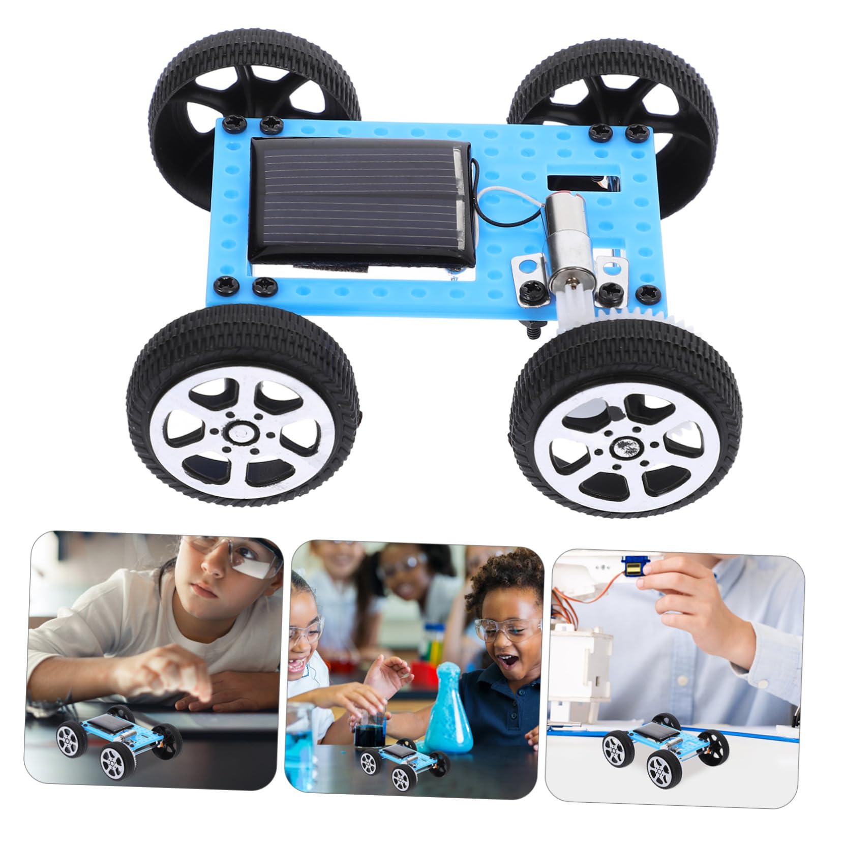 Gatuida Kit Voiture Solaire à Assembler Éducatif DIY Pour Garçon Fille