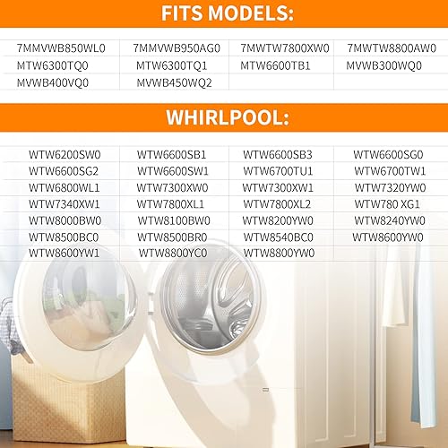 Miniatura 4 de W10820039 280145 Washer Hub Kit Replacement for Whirlpool Kenmore Maytag Cabrio Bravo Oasis Washer W10118114, W10820039VP, AP5985205, PS11723155,