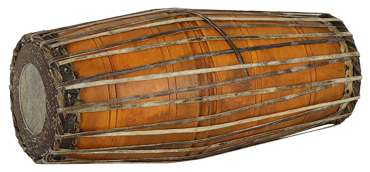 Jack Wood Mridangam Pakhawaj Drum/South Indian Hand Percussion Dholak Carnatic Musical natural 2