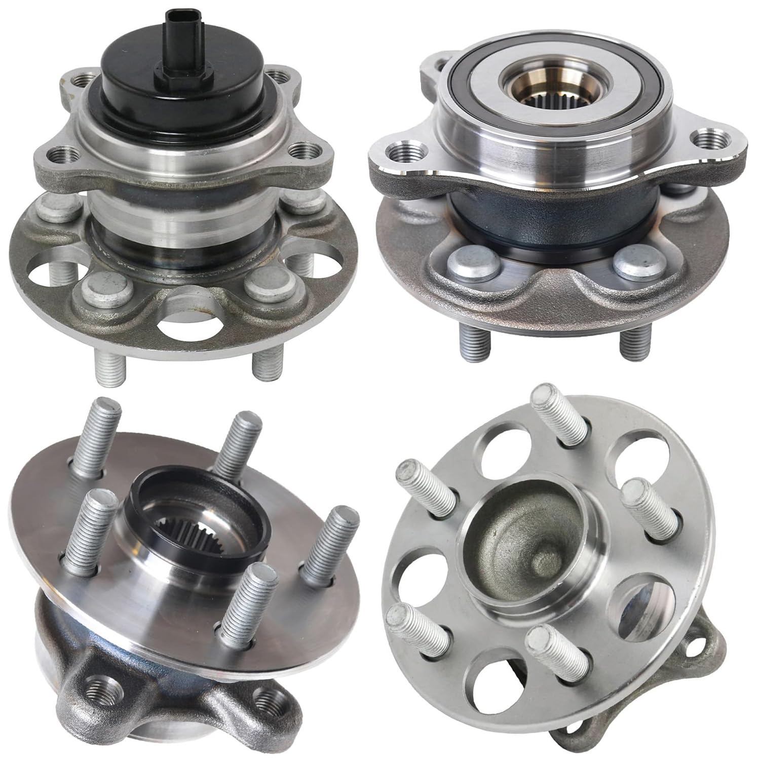 Detroit Axle - 4pc Wheel Bearing &amp; Hubs Assembly for 19-23 Toyota Corolla