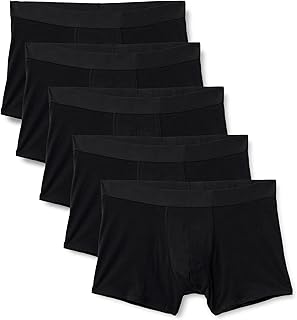 Amazon Essentials Herren Boxershorts aus Baumwolljersey Unterwäsche, 5er-Pack