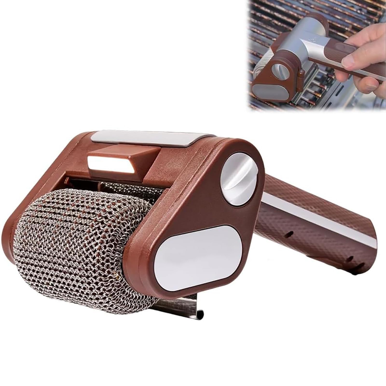 Eoweiot Light Electric Barbecue Brush Rechargeable Wireless Grill Cleaner Stainless Steel Bbq Brush For Outdoor And Kitchen Grills Perfect