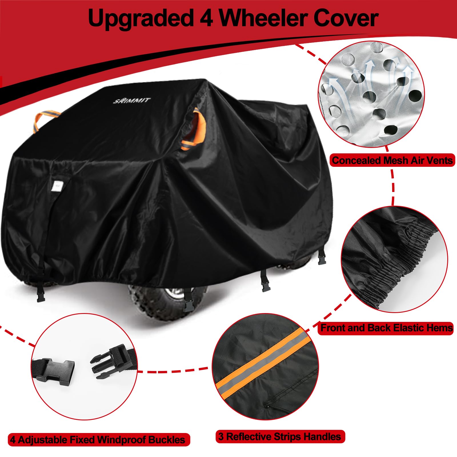 Telo Di Copertura Protettivo Per Motocicletta, Quad, ATV - Foto 7