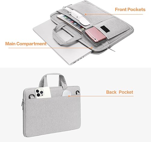 Miniatura 43 de MOSISO - Bolso de hombro para laptop compatible con MacBook Air de 13 pulgadas M2 A2681 M1 A2337 A2179 A1932/Pro 13 M2 M1 A2338 A2251 A2289 A2159
