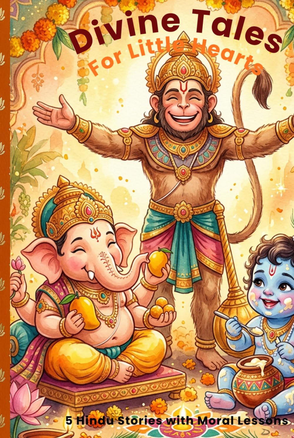 Divine Tales for Little Hearts: My First Hindu Storybook - 5 Beloved Hindu Stories with Moral Lessons for Children Ages 3–6