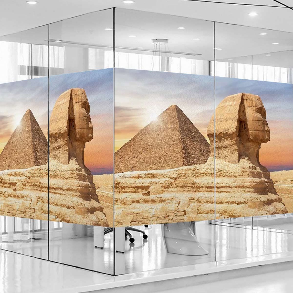 Amazon.com: Amber Brown Privacy Window Film, Non-Adhesive Glass