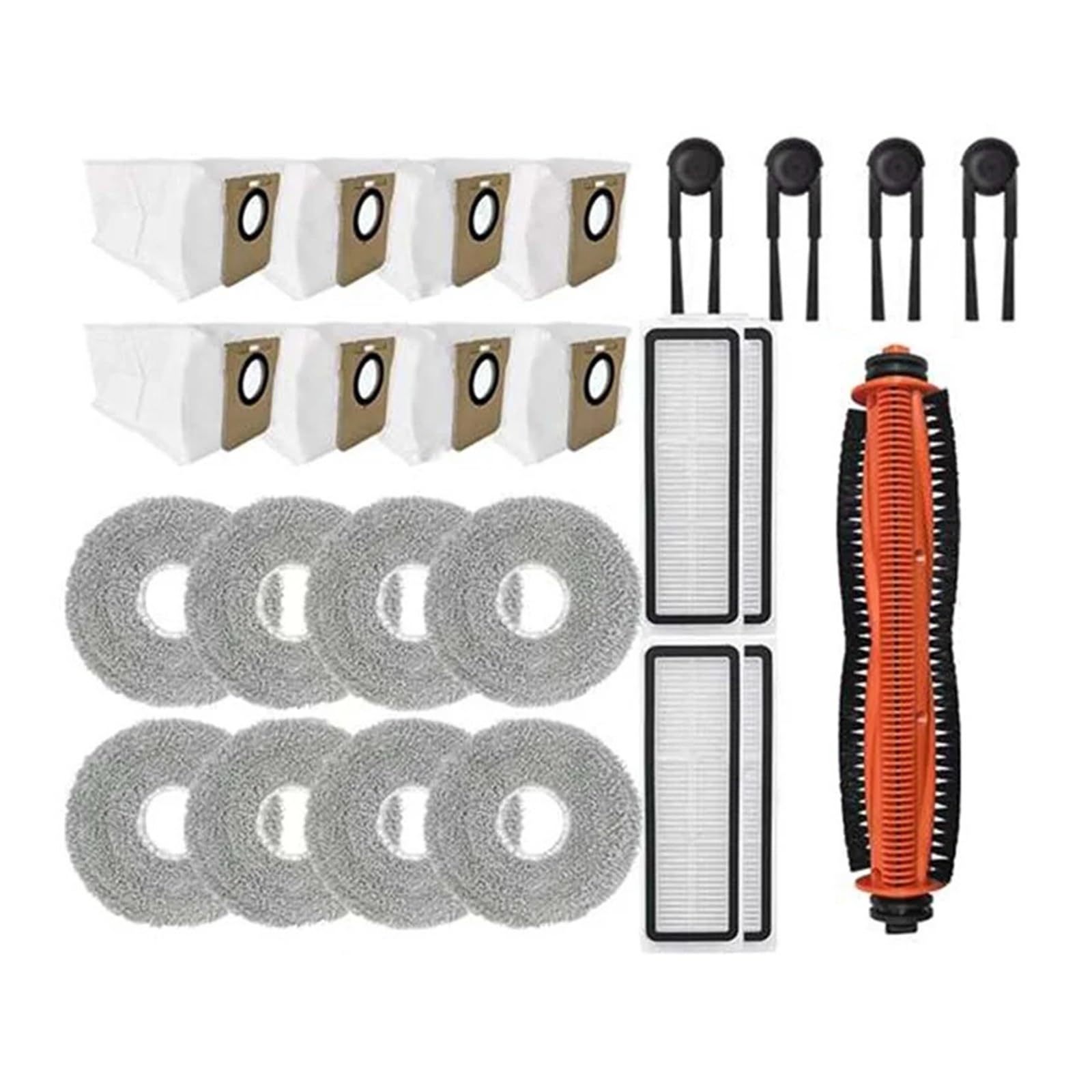 Generisch Bürstenfilter-Moppbeutel-Set, kompatibel mit Xiaomi