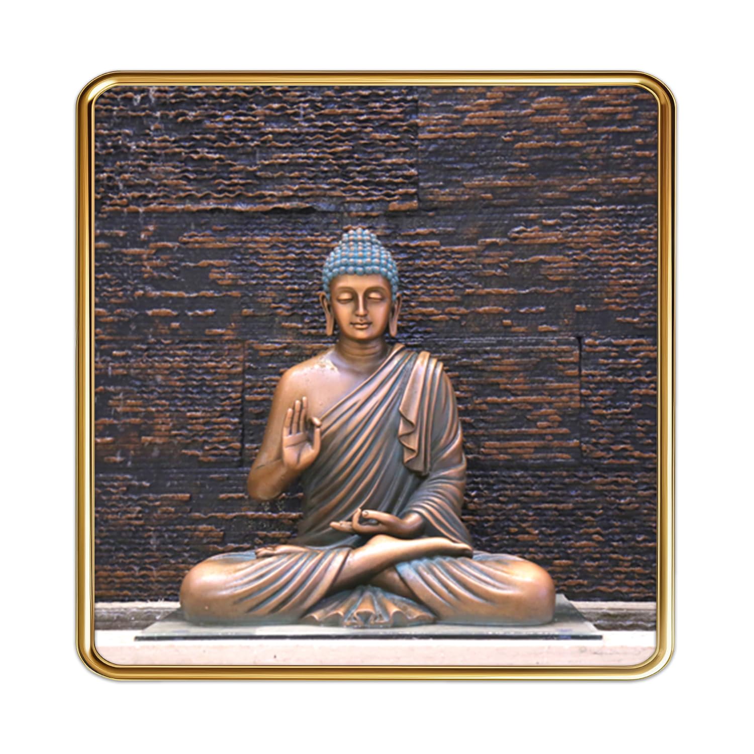 Golden Tree Photo Frame - Elegant Wall Decor -11