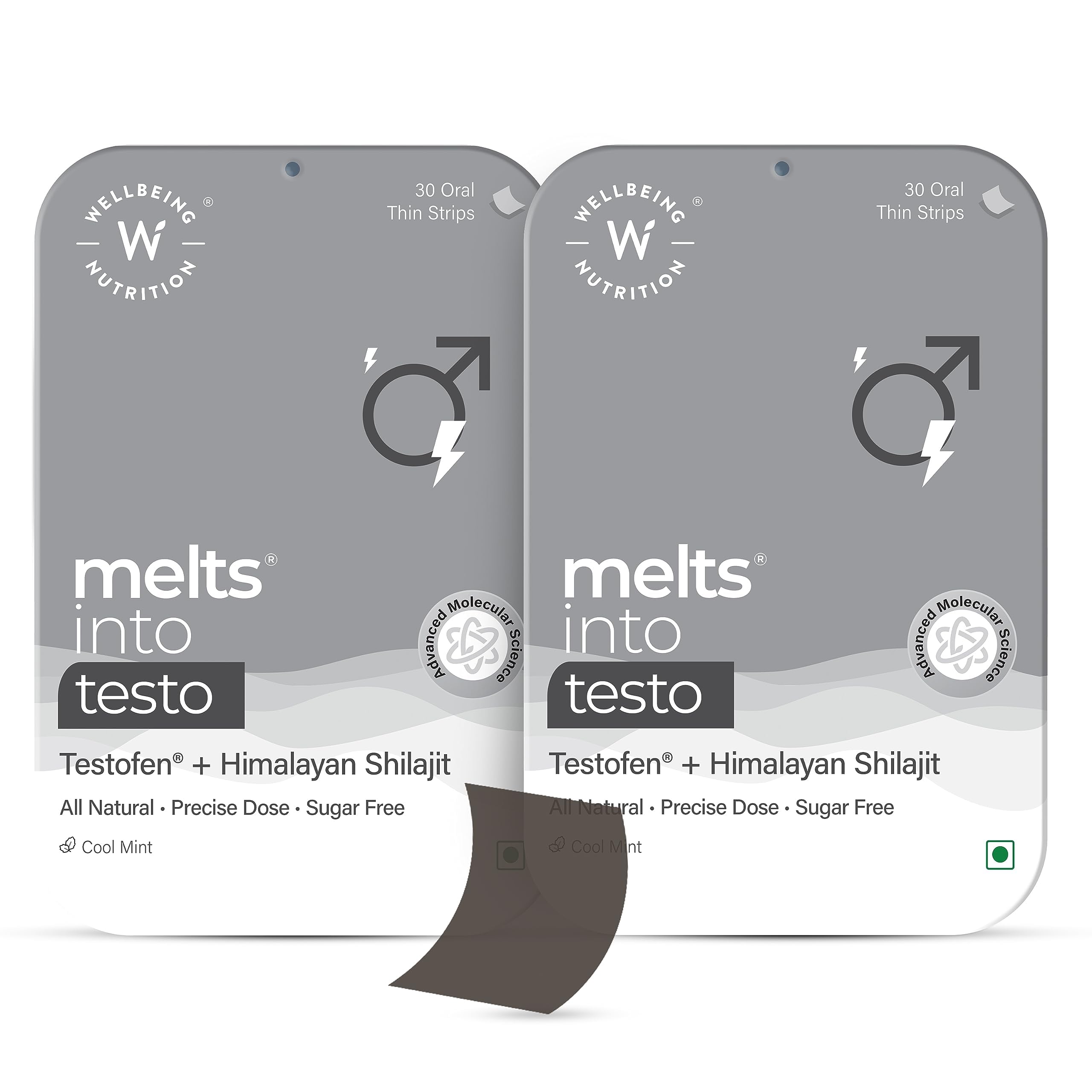 Buy Wellbeing tion melts® Testo Power Testofen®, Himalayan , Ginkgo
