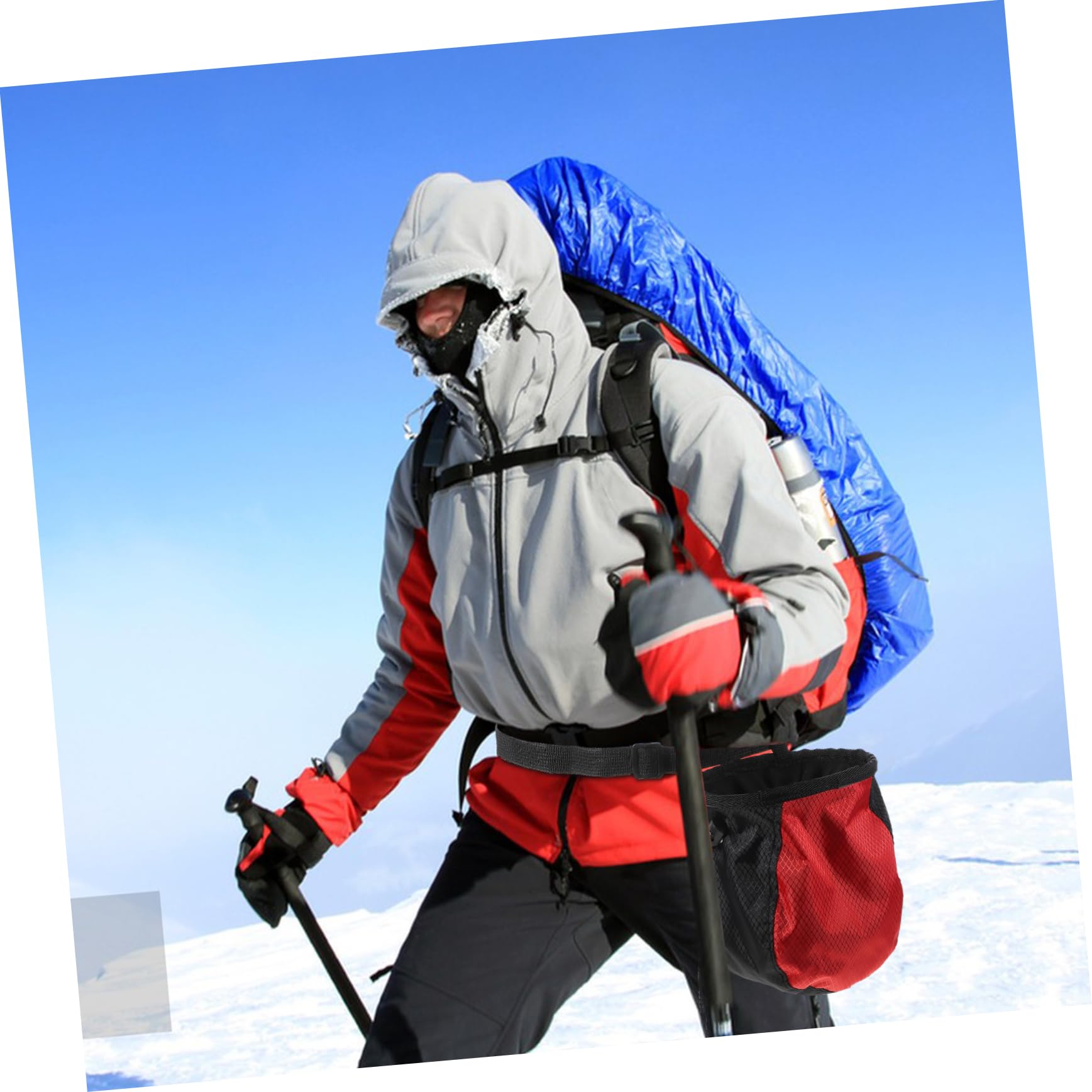 HANABASS Climbing Chalk Bag for Gymnastics Powerlifting Bag Multi-use Leakproof Chalk