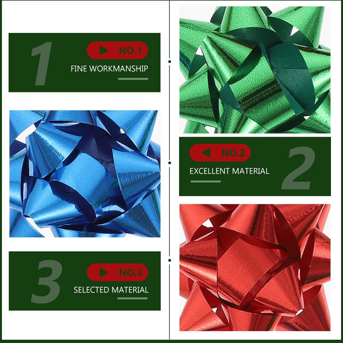 ABOOFAN 450piezas Bows De Decoración De Autoadhesivos para Navidad y San Valentín Embalaje y Decoración De