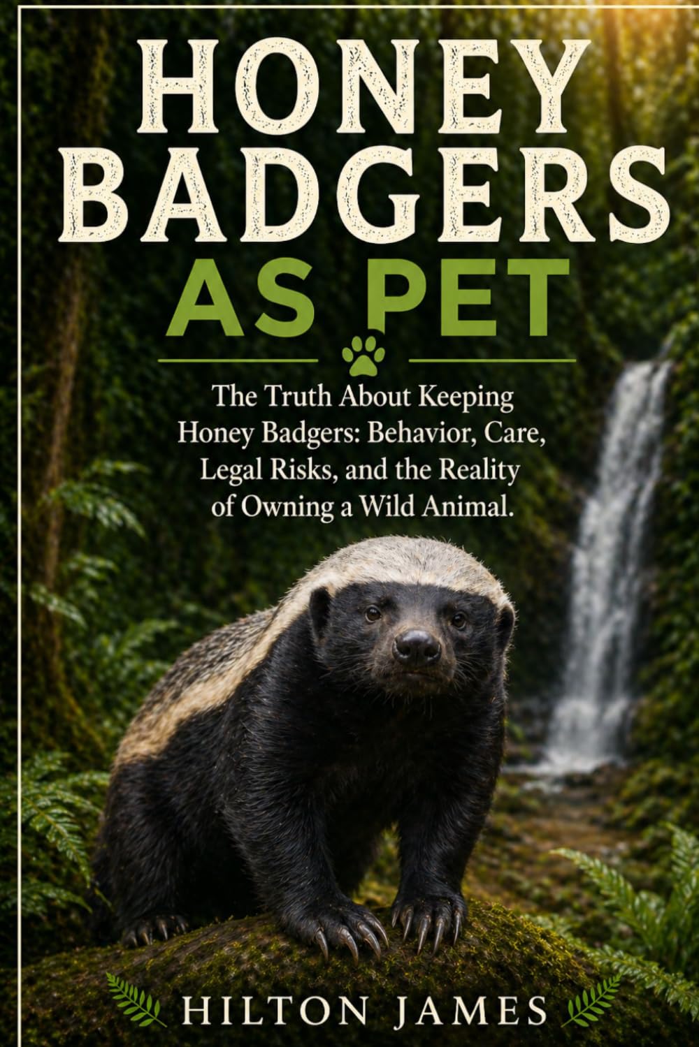 HONEY BADGERS AS PET: The Truth About Keeping Honey Badgers: Behavior, Care, Legal Risks, and the Reality of Owning a Wild Animal.