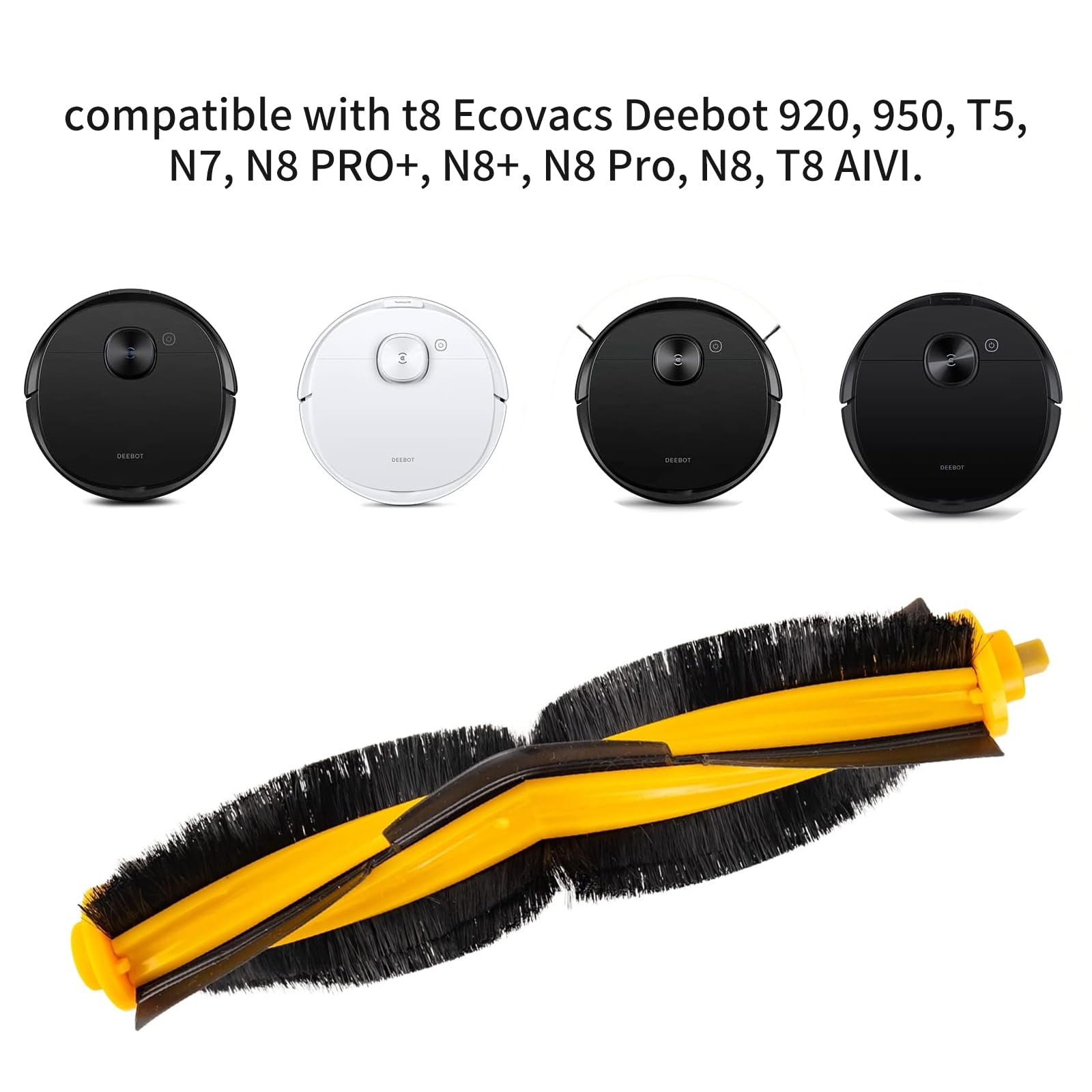 2X Spazzola Principale Di Ricambio Per Aspirapolvere Ecovacs DEEBOT Ozmo T8 Aivi T8 N8 Pro N8 Pro~p140620562