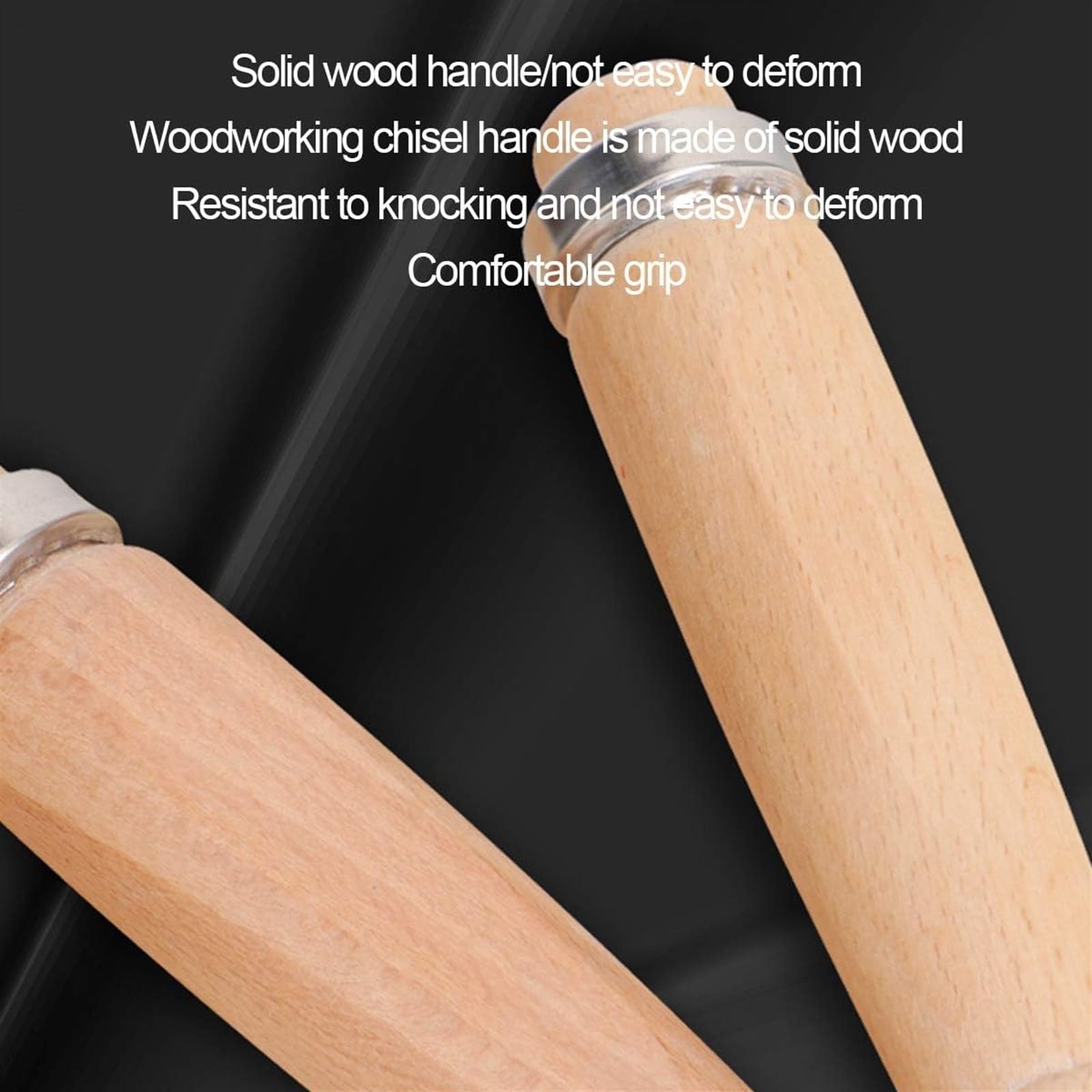 Juego de Herramientas de Cuchillo para tallar cincel de Madera Profesional para Mango de Madera de Primera Calidad con Piedras de afilar cincel de 26 mm